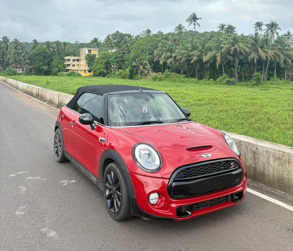 Mini Cooper Convertible self drive rental Goa, Hola Rentals Goa